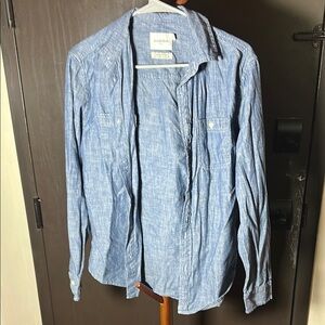 Goodfellow & Co Blue Denim Button Down Shirt